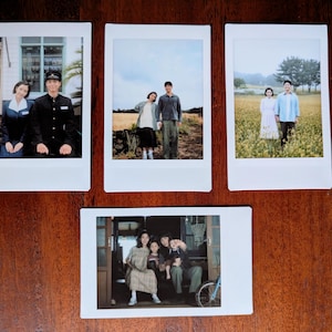 4 x When Life Gives You Tangerine's Gwansik x Aesun (IU x Park Bo Gum) Polaroid Instax Photos