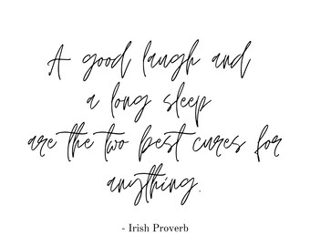 Proverbio irlandés Lámina artística