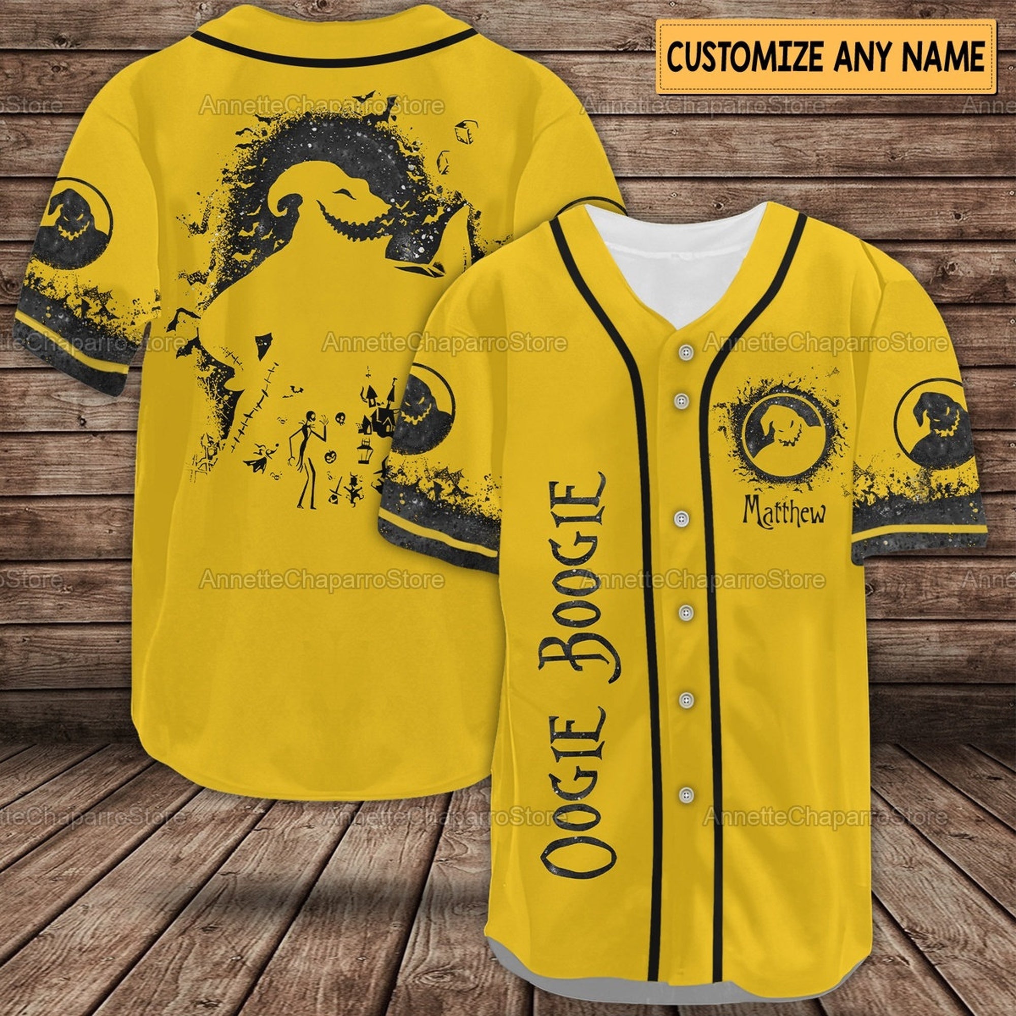 Oogie Boogie Baseball Jersey