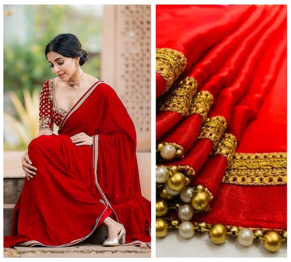 The Happy Handbag Indian Wedding Ethnic Designer Embroidered Silk