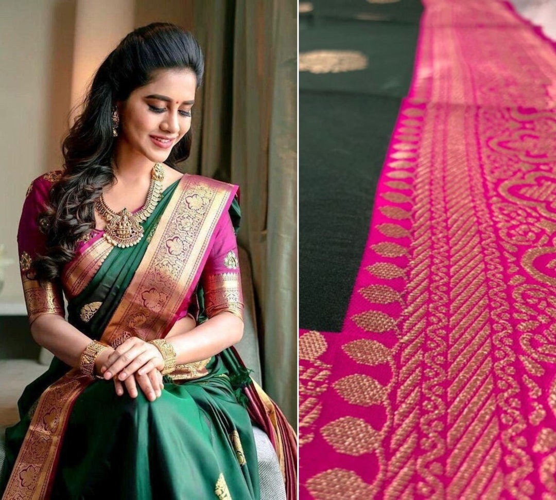 Pink saree matching suit online