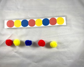 Dementia Activity: Pompom Pattern Matching