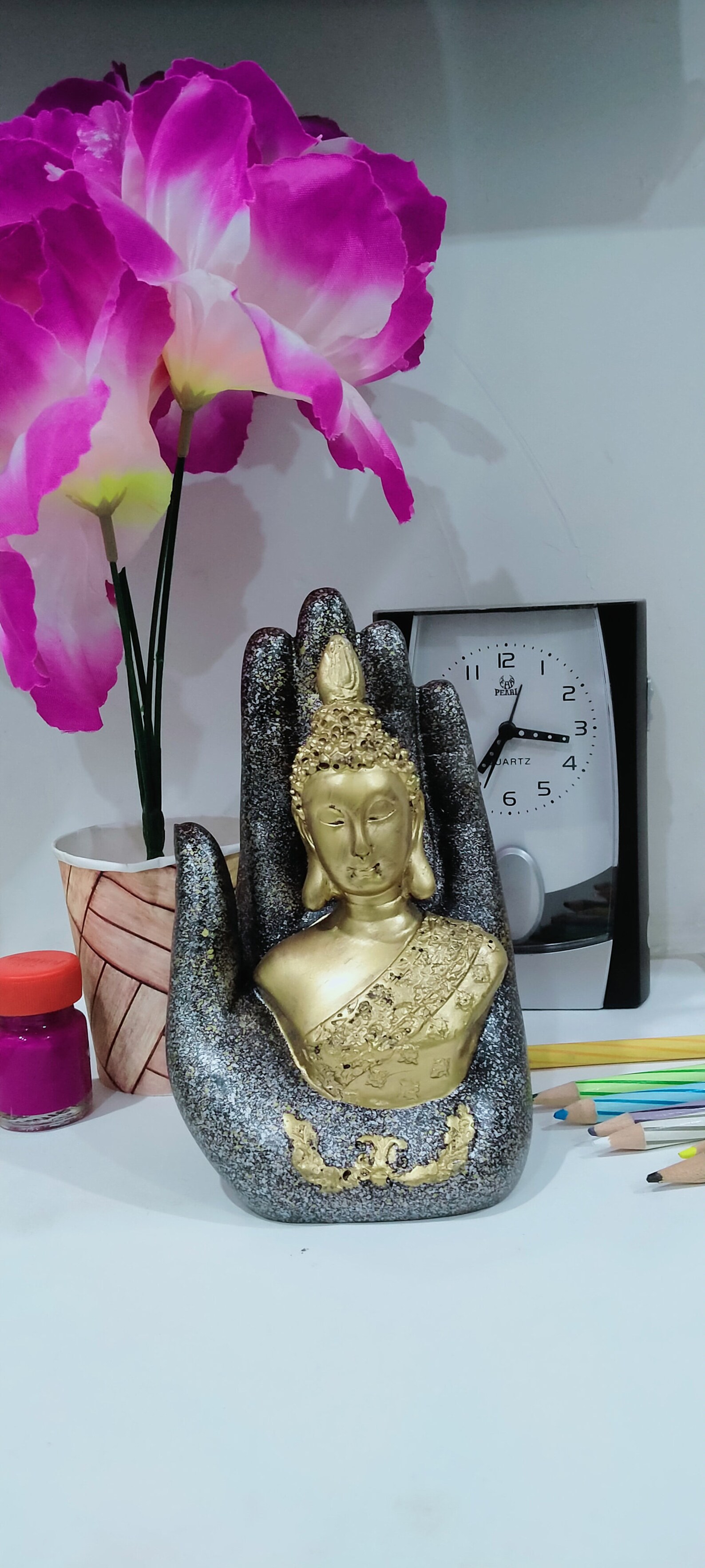 Buddha Statue Garden Meditating Buddha Figure Indoor Etsy