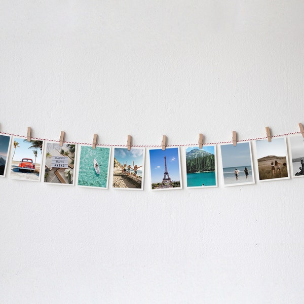 Wood Photo Display Picture Holder Wall Decor