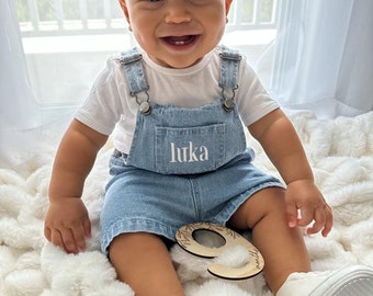 Personalised Denim Overalls