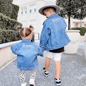 Personalised Denim Jacket (Custom Embroidery)