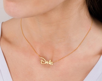 Personalized Name Necklace | Solid 925 Sterling Silver, Rose Gold, Plated Gold