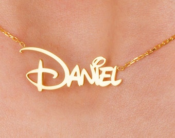 Disney Necklace | Name Necklace | Personalized Gift | Gift for Mom | Birthday Gift | New Mama Gift | Disney fan Gift | Mothers Day