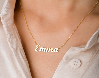 Name Necklace | Gift for Mom | Customized Gift | Personalized Gift |  Handwriting Name | Mothers Day Gift | Gift for Her| Graduation Gift