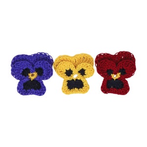 Pansy Flower Crochet Pattern