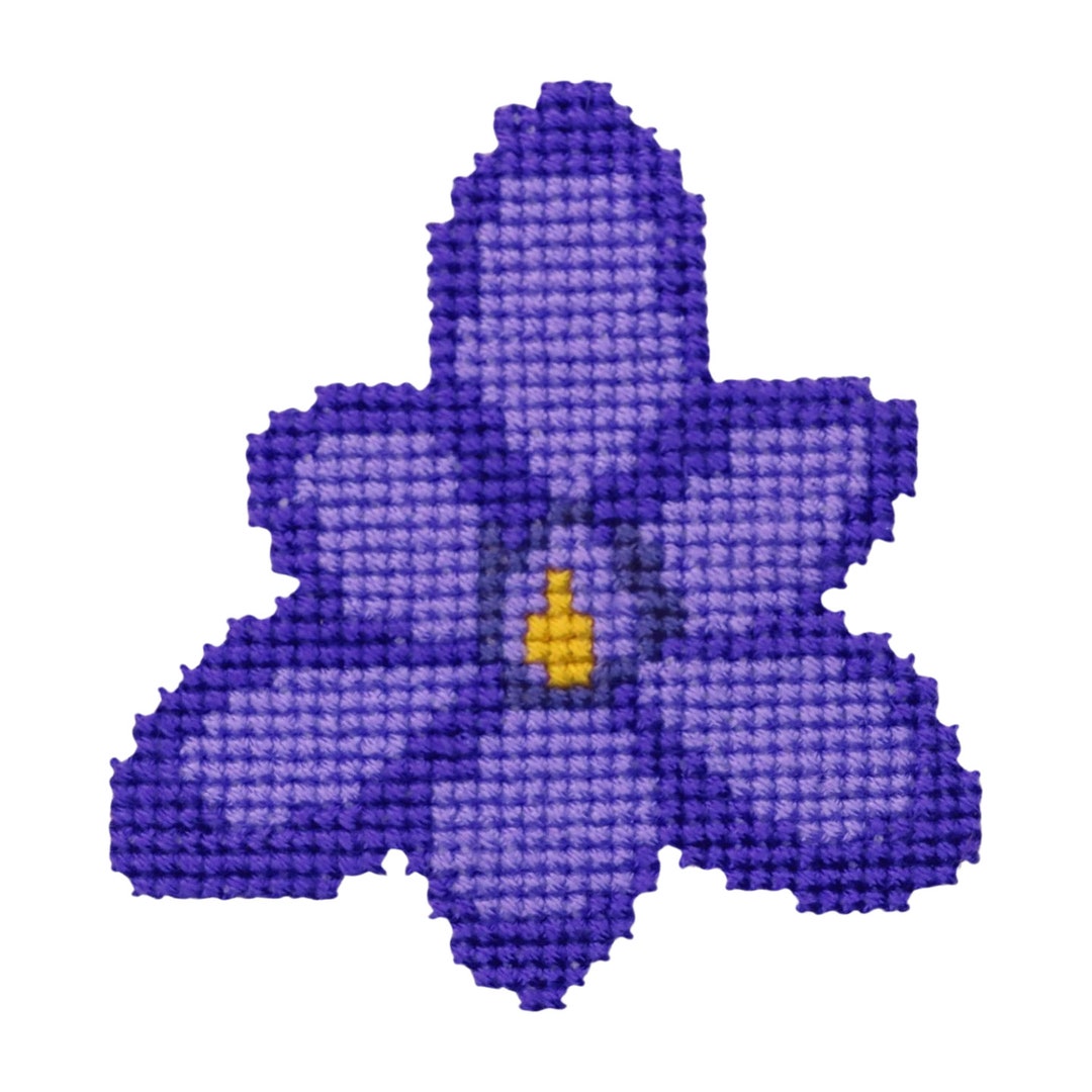 Crocus Flower Cross Stitch Pattern - Etsy