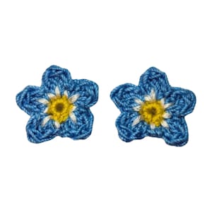 Forget Me Not Flower Crochet Pattern