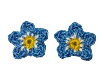 Forget Me Not Flower Crochet Pattern