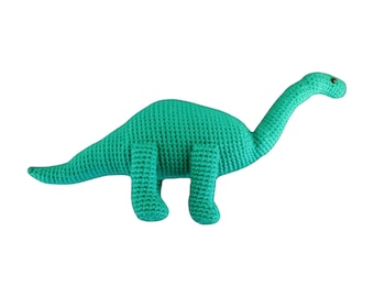 Patrón de ganchillo Amigurumi dinosaurio brontosaurio