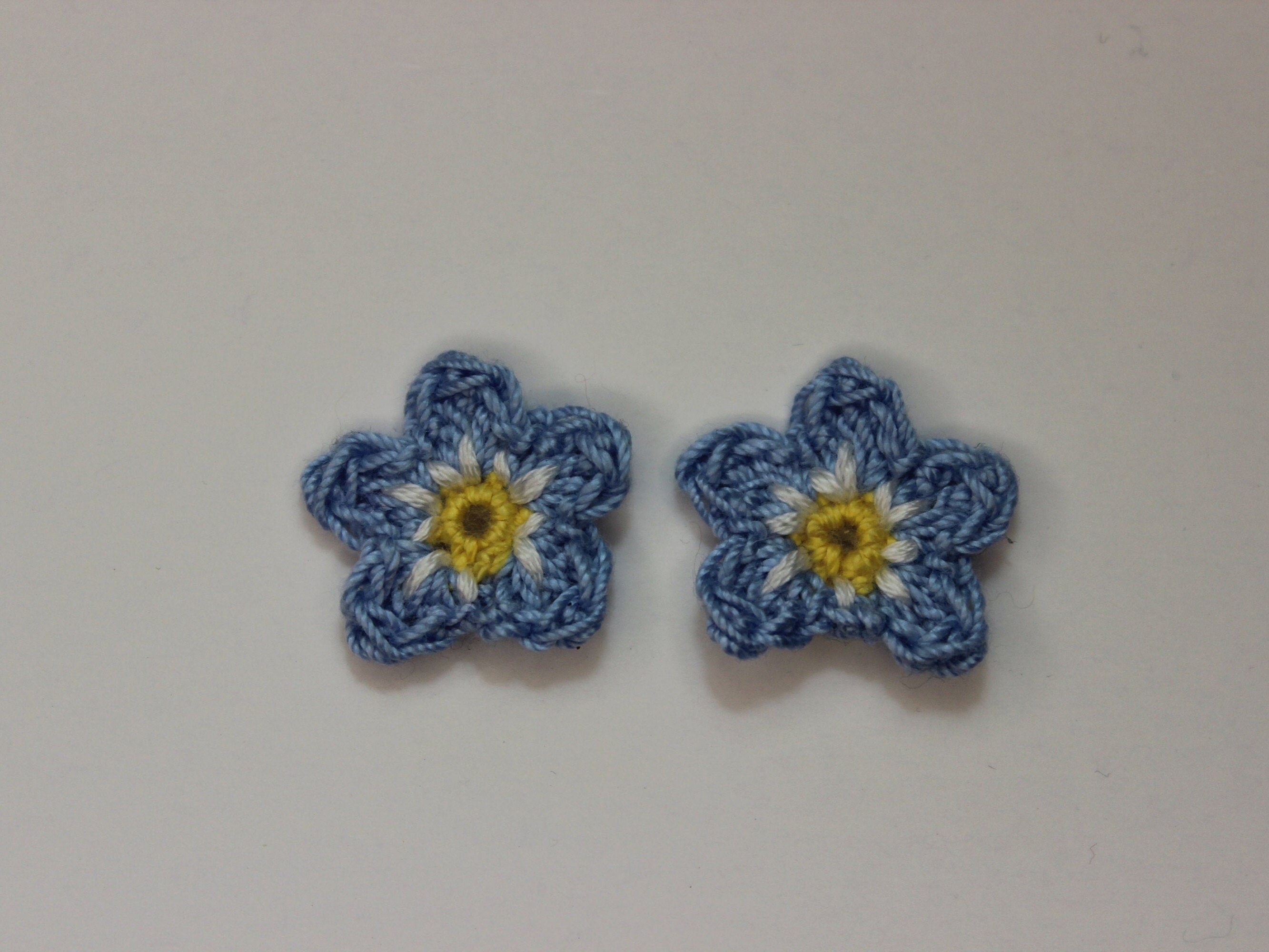 Me Not Flower Crochet Pattern Etsy