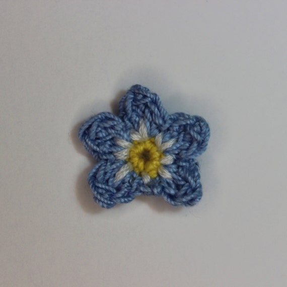 Me Not Flower Crochet Pattern Etsy