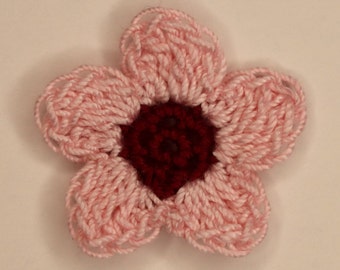 Cherry Blossom Flower Crochet Pattern