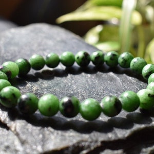 Ruby Zoisite Beaded Bracelets