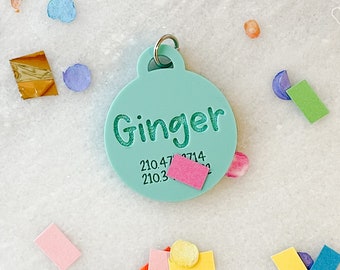 Custom Personalized Acrylic Pet Tag
