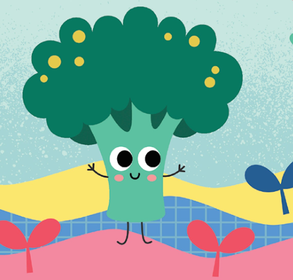 Broccoli Rob and the Garden Singers by John S. Armstrong Etsy