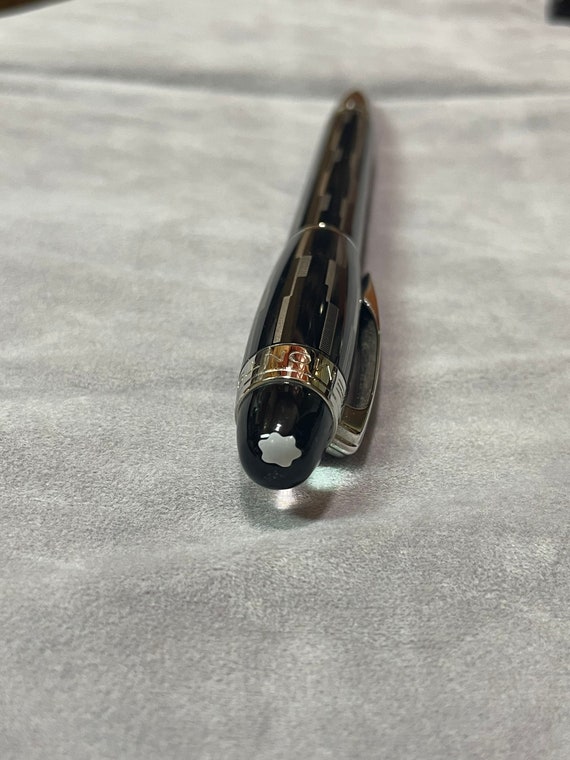 Montblanc Starwalker Black Mystery Fountain Pen Etsy Canada