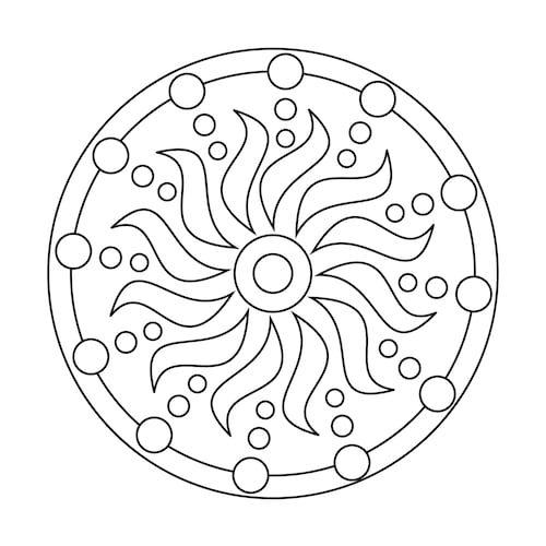 125 Printable Mandala Coloring Pages - Etsy