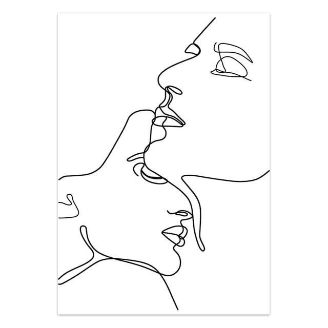 Canvas Prints Black and White Abstract Canvas Wall Art Decor Etsy UK