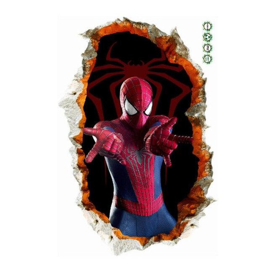 Large Spiderman Wall Art Wall Stickers Avengers Decals Boys Etsy