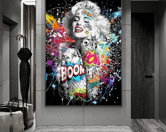 Modern Marilyn Monroe Öl Malerei Gemälde Leinwand Druck Wand Kunst Dekoration 
