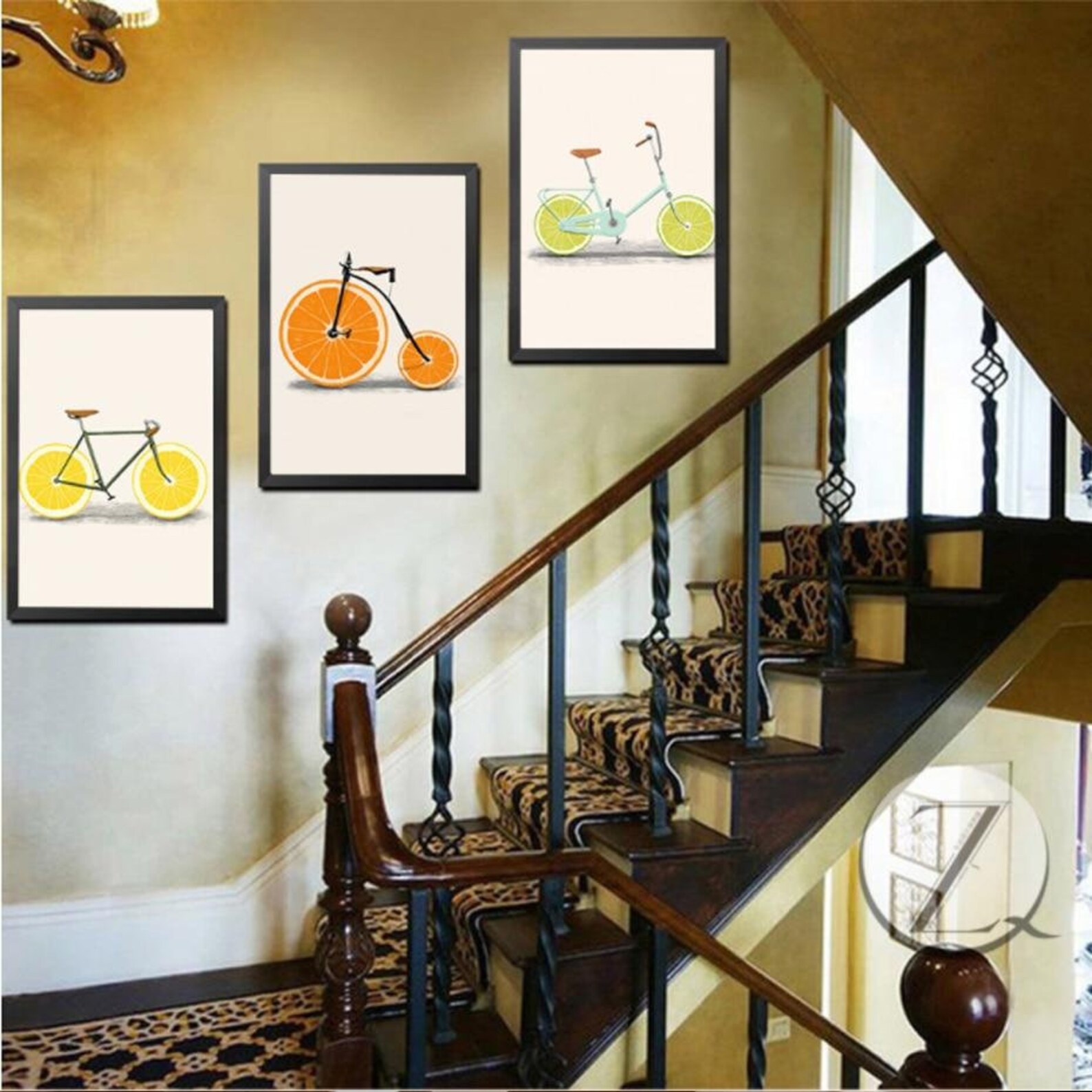 Kitchen Wall Art Abstract Wall Art Home Decor Dining Room Etsy UK