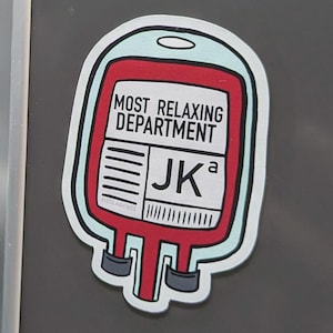 blood bank sticker transfusion medicine laboratory for laptop, science funny journal, nursing student gifts, hospital gift cute scrapbook