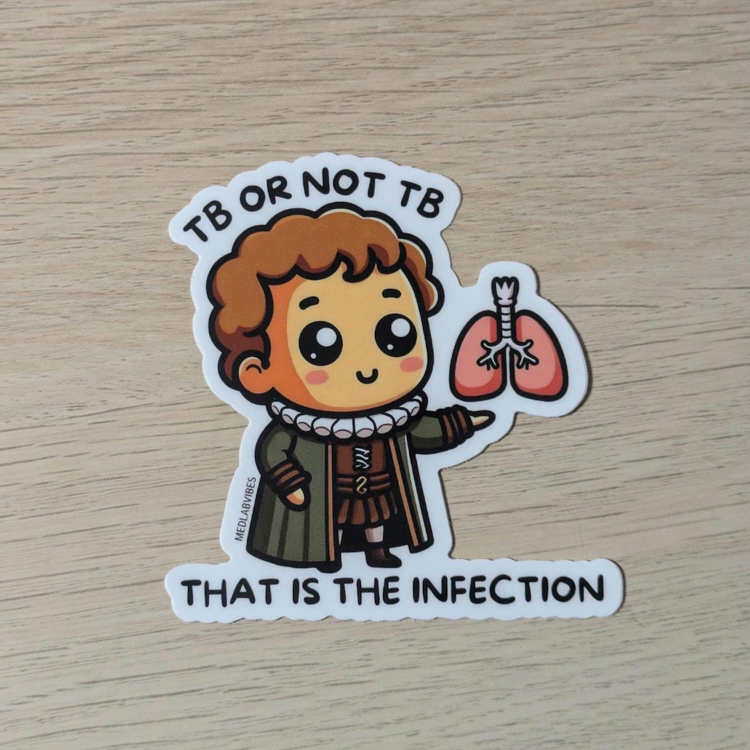 Infection TB Stickers for Bacteria Hospital Laptop, Tuberculosis ...