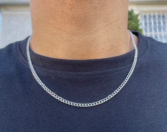 Thin Cuban Chain - Etsy