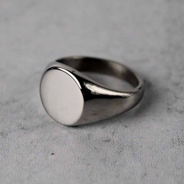 Mens Signet Ring - Etsy