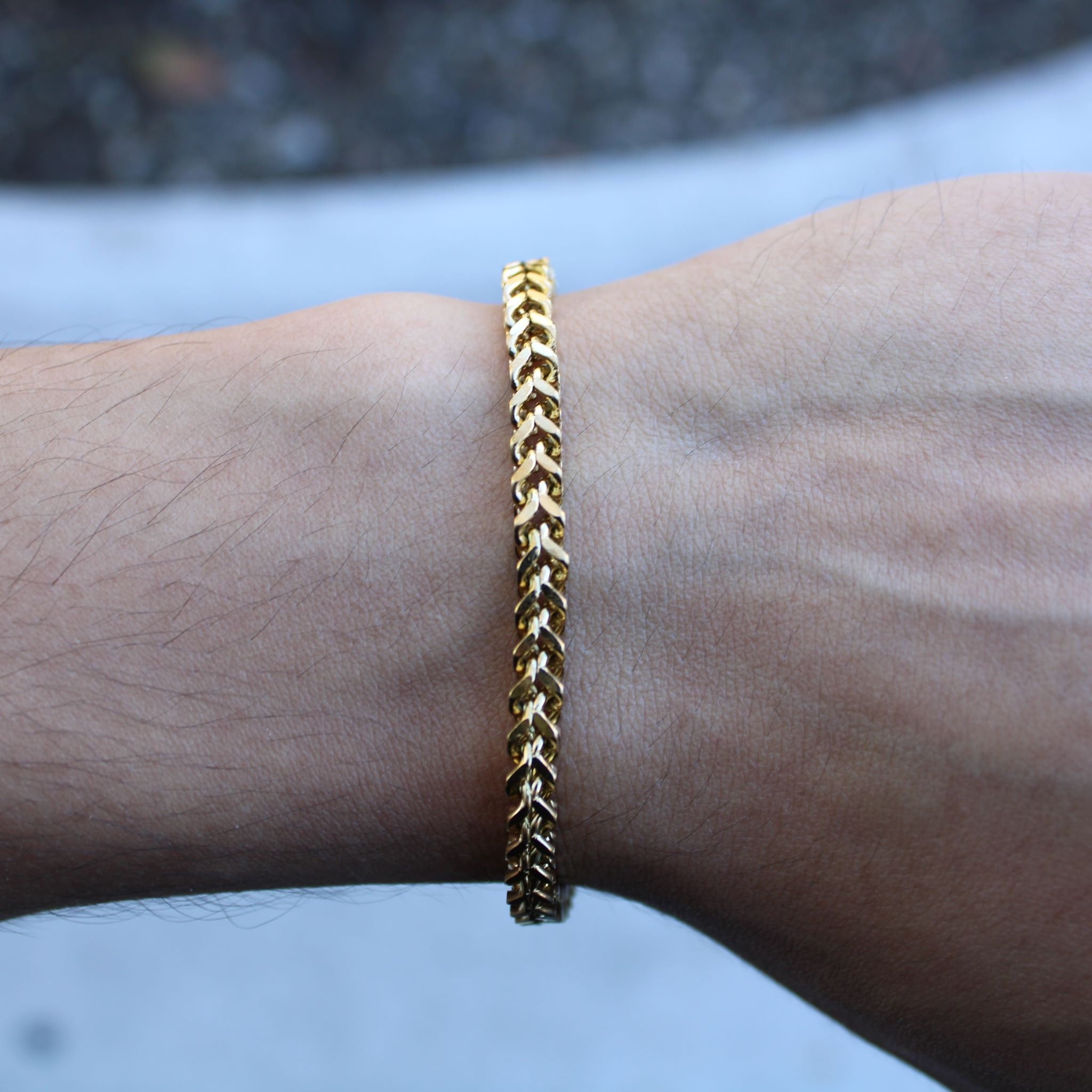 Gold Link Bracelet France, SAVE 47% 