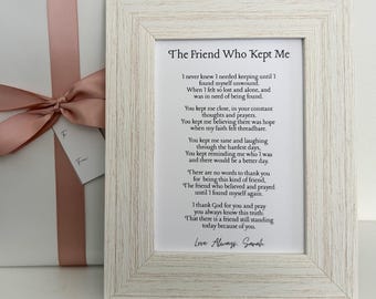 Best Friend Gift,  Thank you friend gift, Personalized Friend Gift, Thank you Gift for Best Friend, Sentimental Friendship Gift