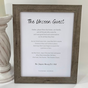 Housewarming Gift, Framed New Homeowner Gift, Housewarming Poem, Christian Housewarming Poem, Home Blessing Framed Poem, Gift Wrapping