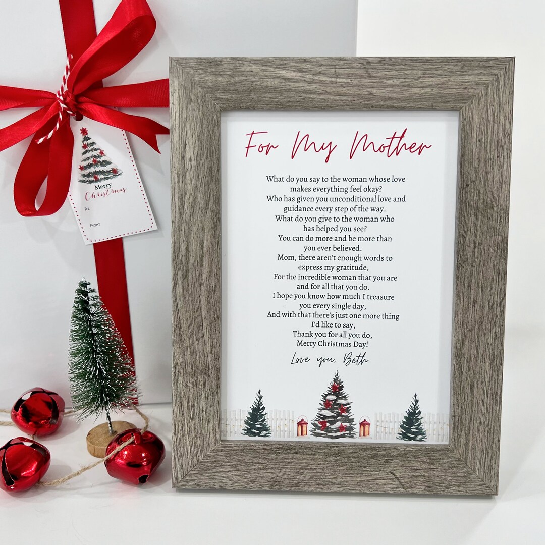 Heartfelt Christmas Poems For Mom Christmas Poems For Mom Mum - Main Image