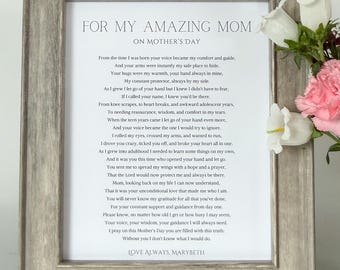 Custom Written Poetry, Custom Written Father’s Day Day Poem, Mom Keepsake, Dad Keepsake, Gift from Daughter, Gift from Son