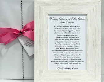 Mother's Day Poem Gift: Loss of Daughter/Son, Grieving Mom