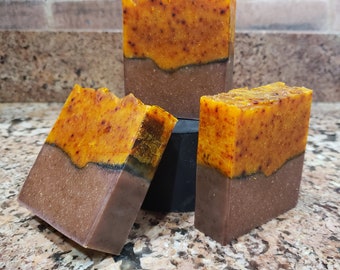 Jabón de pachulí y naranja (barra de 5 oz)
