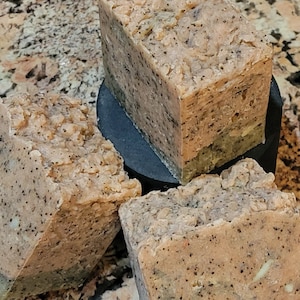 Jumbo Cellulite Scrub Bar Soap for easy grip 9.5oz