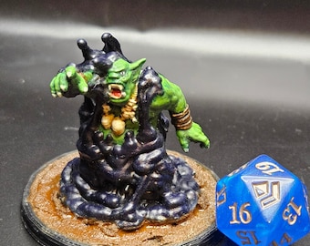 Black Pudding Consuming Orc Mini Painted