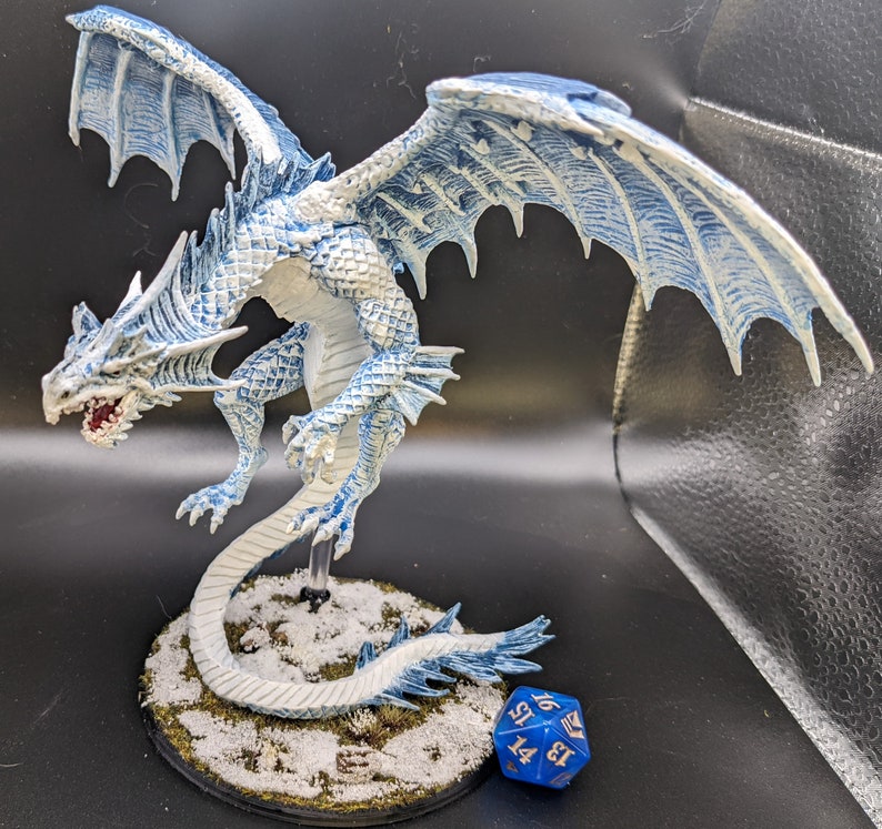 Will Paint Ancient White Dragon Mini Etsy
