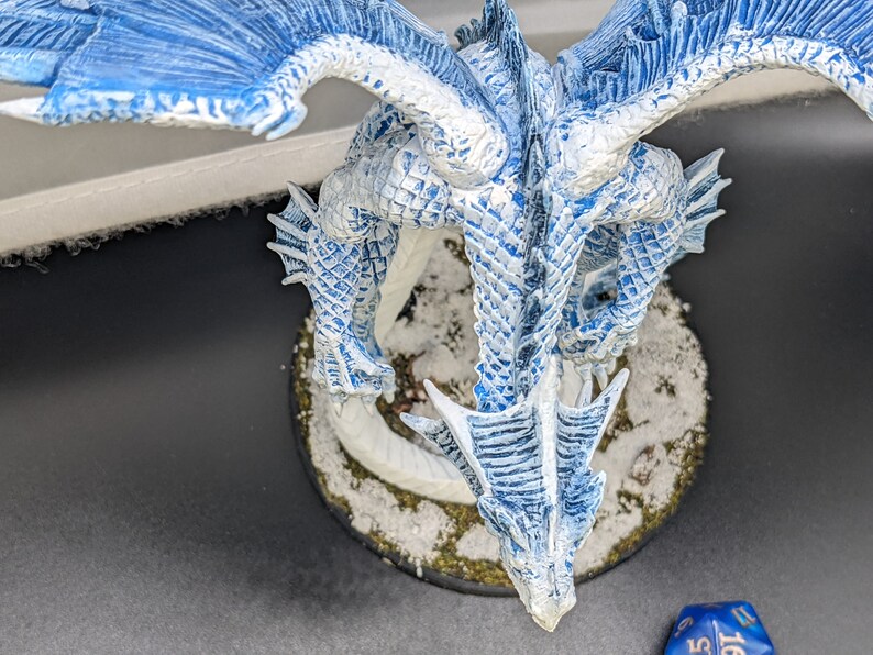 Will Paint Ancient White Dragon Mini Etsy