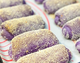Ube Spanish Bread with Ube Jam Filling (12 pcs)