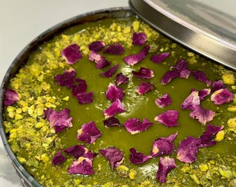 The Ultimate 6-Layer Pistachio Crunch Cake