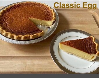 Filipino Egg Pie  – Smooth, creamy & Rich with Signature Brown Top