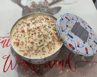 Gluten Free Birthday Cake Cashew Sansrival  (customized sprinkle option)