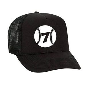 Baseball Number Hat